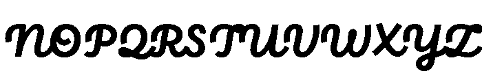 Brooklyn Heritage Script Bold Font UPPERCASE