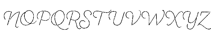 Brooklyn Heritage Script Extra Light Font UPPERCASE