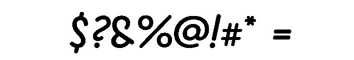 Brooklyn Heritage Script Medium Font OTHER CHARS