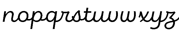 Brooklyn Heritage Script Regular Font LOWERCASE