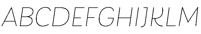 Brooklyn Heritage Script Thin Italic Font UPPERCASE