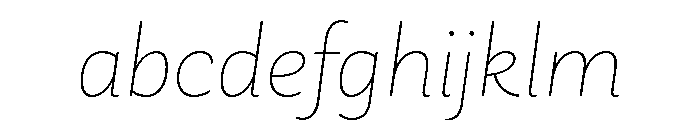 Brooklyn Heritage Script Thin Italic FONT