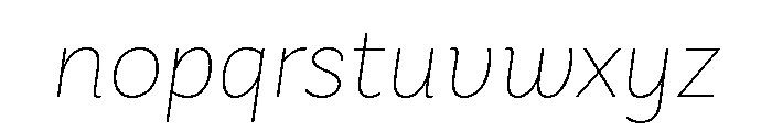 Brooklyn Heritage Script Thin Italic Font LOWERCASE
