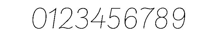 Brooklyn Heritage Script Thin Font OTHER CHARS