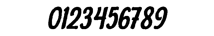 Brush Up Bold Italic Font OTHER CHARS
