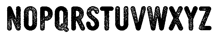 Brush Up Bold Font LOWERCASE