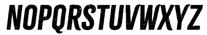 Brush Up Italic Font UPPERCASE