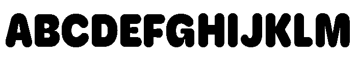 Brushtones Extra Bold Font UPPERCASE