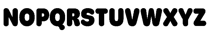 Brushtones Extra Bold Font UPPERCASE