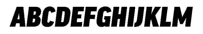 Brushtones Heavy Italic Font UPPERCASE