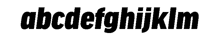 Brushtones Heavy Italic FONT