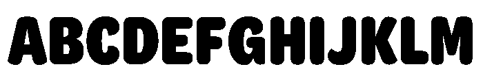 Brushtones Heavy Font UPPERCASE