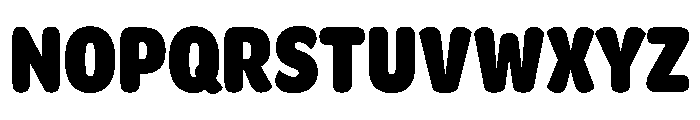 Brushtones Heavy Font UPPERCASE