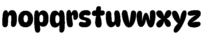 Brushtones Semibold Font LOWERCASE