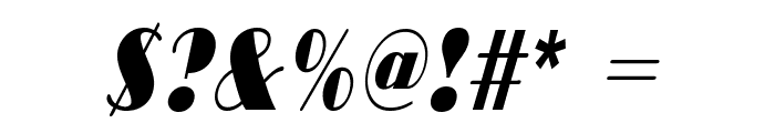 Brando Condensed Italic Font OTHER CHARS