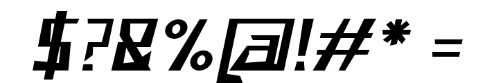 Bransford-BoldItalic Font OTHER CHARS