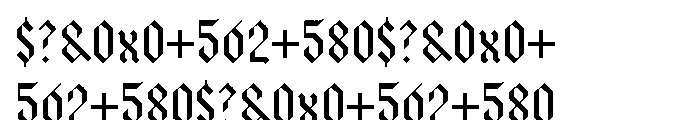 Brauhaus Regular Font OTHER CHARS