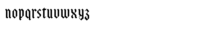 Brauhaus Regular Font LOWERCASE