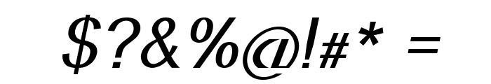 Braxon-BoldItalic Font OTHER CHARS