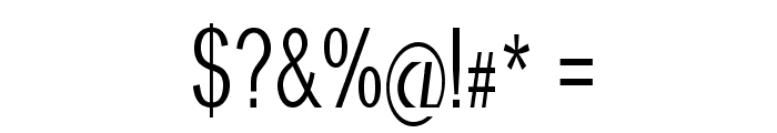 Braxon-CondensedRegular Font OTHER CHARS