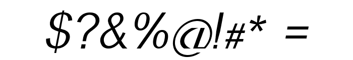 Braxon-Italic Font OTHER CHARS