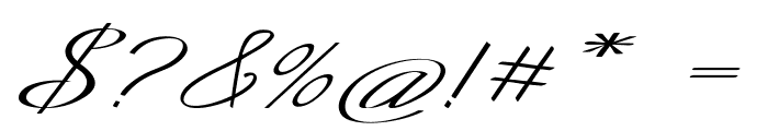 Bretista-ExtraexpandedItalic Font OTHER CHARS
