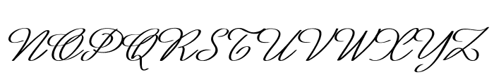 Bretista-Italic Font UPPERCASE