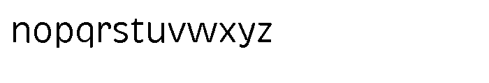 Brevia Regular Font LOWERCASE