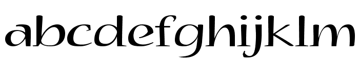 Brexia-ExpandedRegular Font LOWERCASE