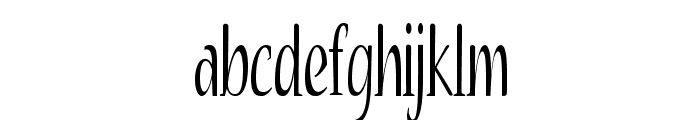 Brexia-ExtracondensedRegular Font LOWERCASE
