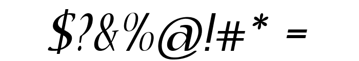Brexia-Italic Font OTHER CHARS