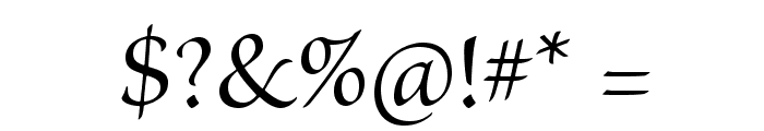 BriosoPro-Subh Font OTHER CHARS