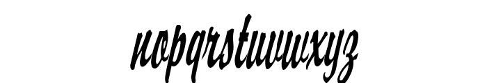 Brisk D Thin Italic Font LOWERCASE