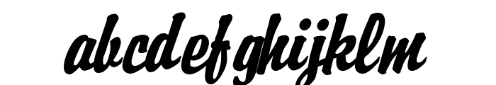 Brisk Extended Italic Font LOWERCASE