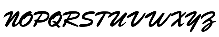 Bristle-Bold Font UPPERCASE