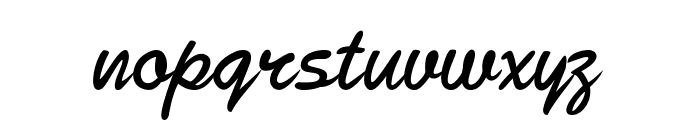 Bristle-Bold Font LOWERCASE