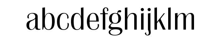 Bristol-Light-Regular Font LOWERCASE