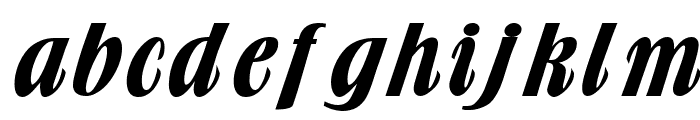 Broach BoldItalic Font LOWERCASE