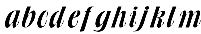 Broach Italic Font LOWERCASE