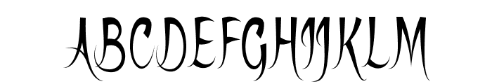 Broomstick-CondensedRegular Font UPPERCASE