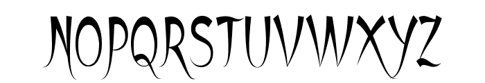 Broomstick-CondensedRegular Font UPPERCASE