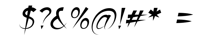 BroomstickItalic Font OTHER CHARS