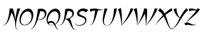 BroomstickItalic Font UPPERCASE