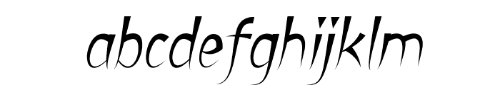 BroomstickItalic Font LOWERCASE