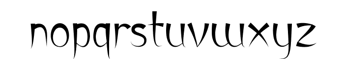 Broomstick Font LOWERCASE