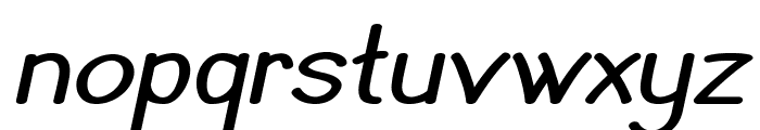 Broosh-BoldItalic Font LOWERCASE