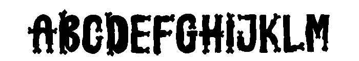 BRAIN EATER Font UPPERCASE