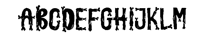 BRAIN EATERZ Bold Font UPPERCASE