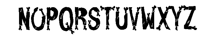 BRAIN EATERZ Bold Font UPPERCASE
