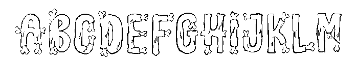 BRAIN EATERZ Font UPPERCASE